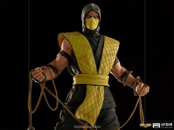 Iron Studios Turns Up The Heat With Mortal Kombat Scorpion Statue