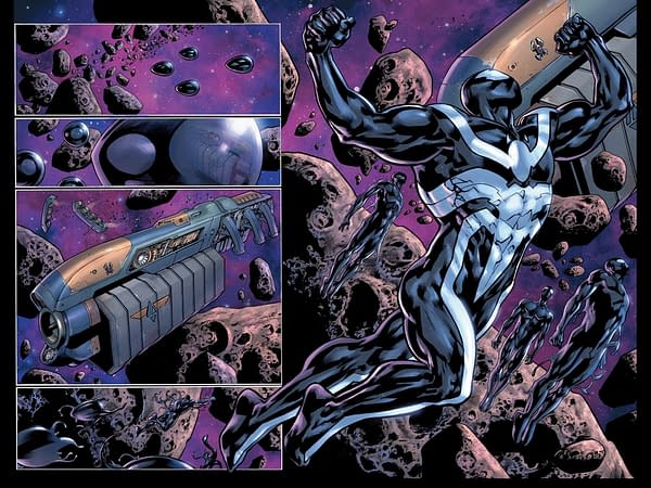 Sneak Peek At Bryan Hitch's Art For Venom #1