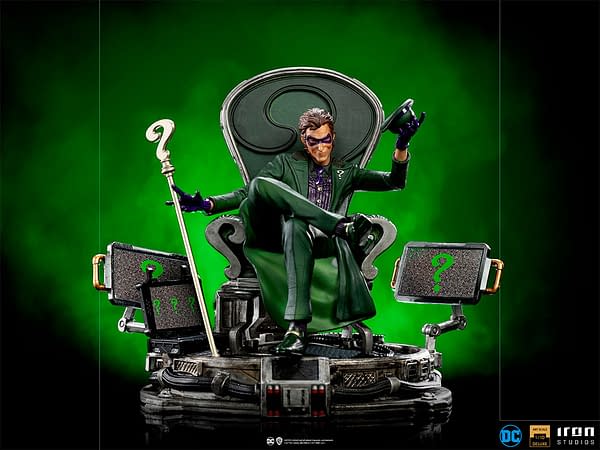 The Riddler Initiate his Masterplan with New Iron Studios Statue