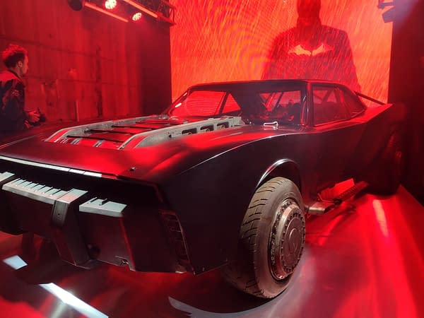 Seeing the Batmobile and the Batman in the London