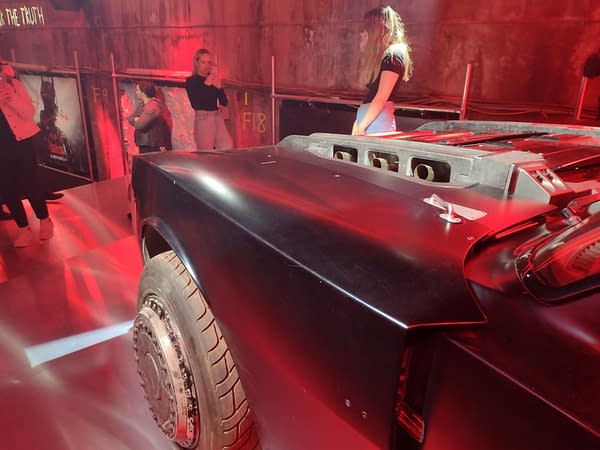 Seeing the Batmobile and the Batman in the London