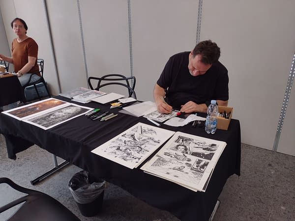 Saturday Photos And Videos From Lake Como Comic Art Festival