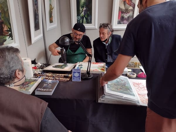 Saturday Photos And Videos From Lake Como Comic Art Festival