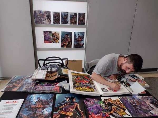 Saturday Photos And Videos From Lake Como Comic Art Festival