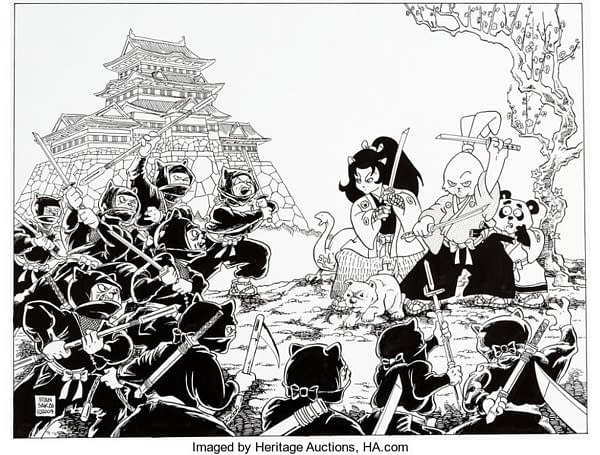 Awesome Usagi Yojimbo Stan Sakai Art On Auction At Heritage