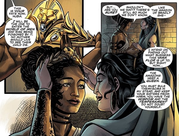 Nubia And Hippolyta's Wonder Woman Role In DC Infinite Frontier #0