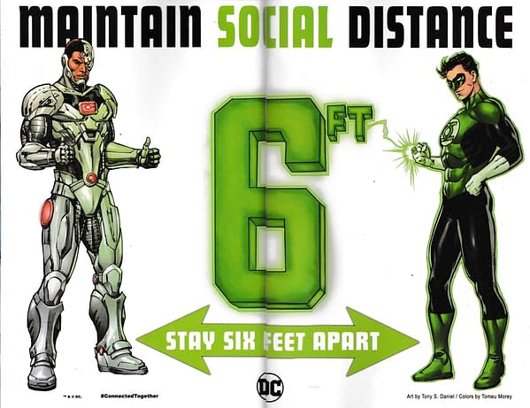 Green Lantern and Cyborg Make Social Distancing Work But Should They?