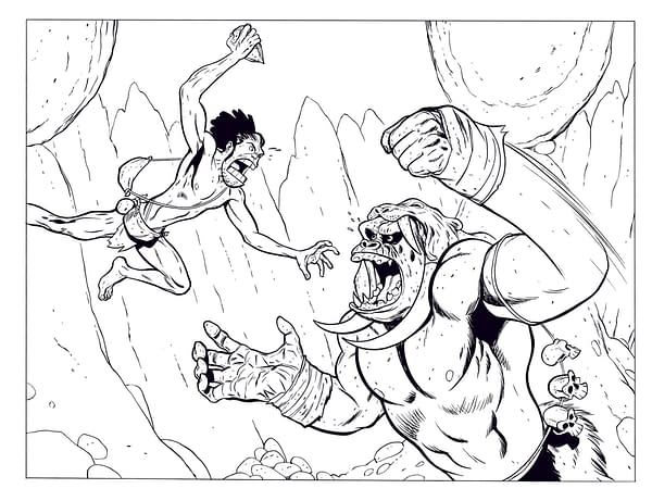 Jeff Smith's TUKI: Fight For Fire Kickstarter Campaign Debuts May 4