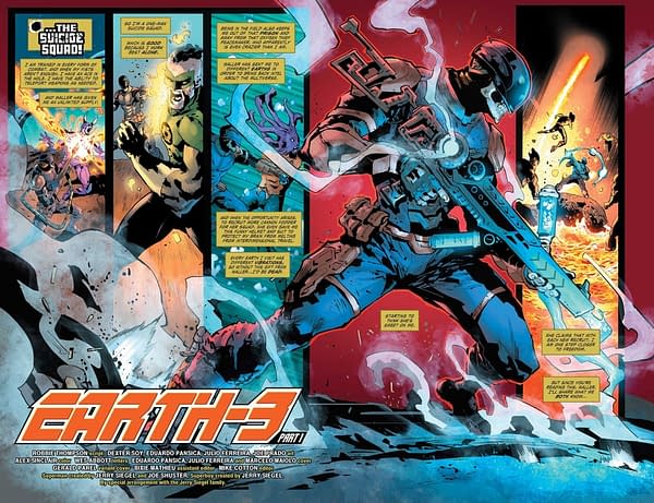 Interior preview page from SUICIDE SQUAD #5 CVR A EDUARDO PANSICA