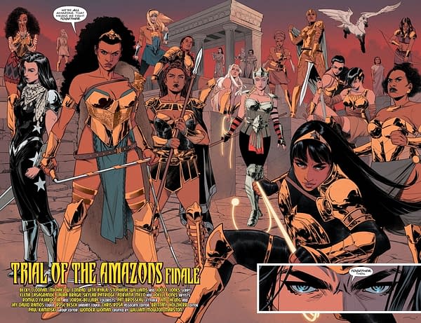 Interior preview page from Trial of the Amazons #2