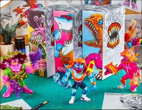 Street Sharks Return with Brand New Releases from Mattel Creations