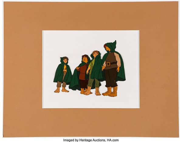 Lord of the Rings production cel. Credit: Heritage Auctions