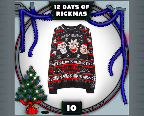 Rick and Morty: The 12 Days of Rickmas Day #10 (Image: Adult Swim/Pull & Bear))