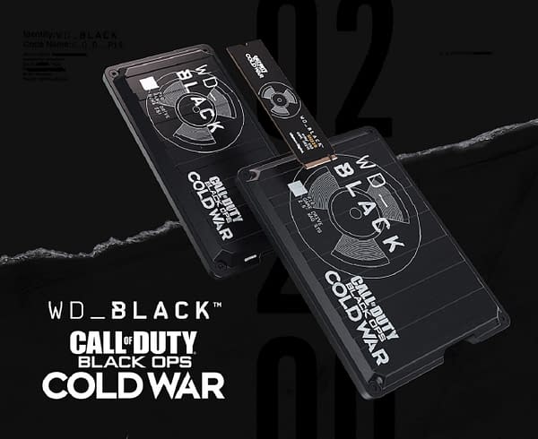 A look at all three Call Of Duty drives, courtesy of Western Digital.