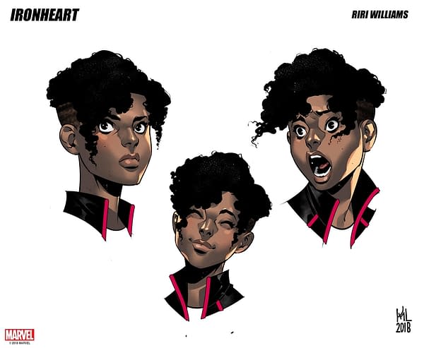Kevin Libranda's Designs for Riri Williams: Ironheart