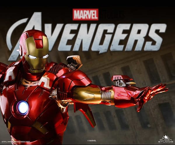 Iron Man The Avengers Mark 7 Suit Comes To Queen Studios