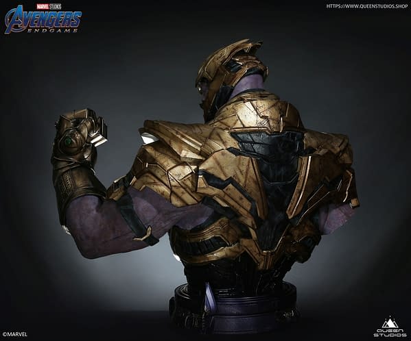 Thanos Arrives With New Life-Size Endgame Statue From Queen Studios