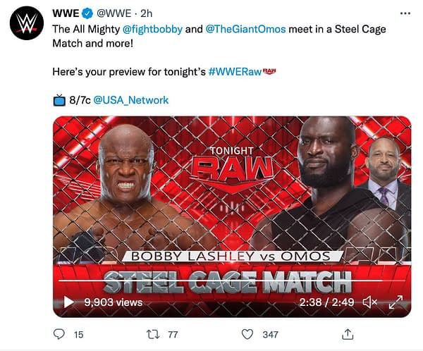 WWE Promotes Raw with Cursed Photoshop Graphic