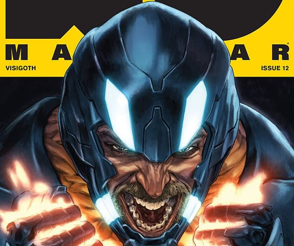 X-O Manowar #12 cover by Lewis Larosa and Diego Rodriguez