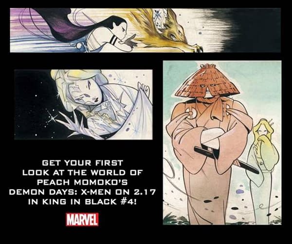 Peach Momoko's Demon Days X-Men Begins in The King In Black #4