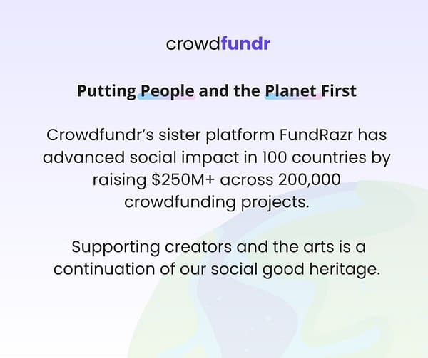 Crowdfundr, a new creator-focused crowdfunding platform, is now live