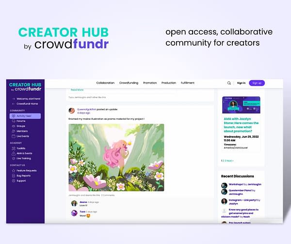 Crowdfundr, a new creator-focused crowdfunding platform, is now live