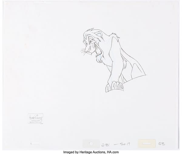 Simba's Pride Scar Animation Drawing. Credit: Heritage