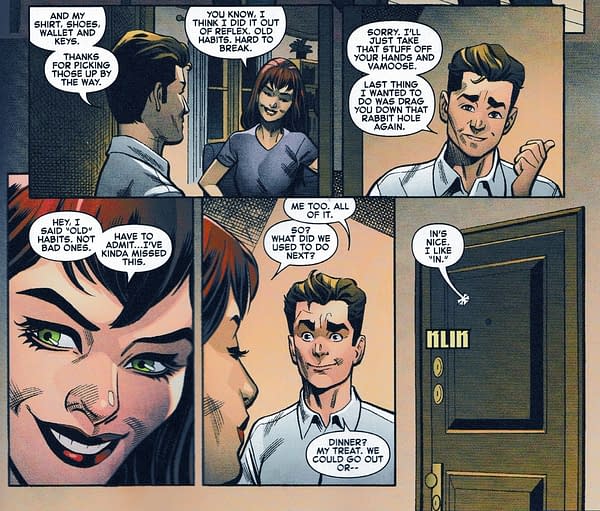 Mephisto, Mary Jane and the Red Goblin in Today's Amazing Spider-Man #796 (SPOILERS)