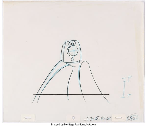 The Brave Little Toaster Animation Drawing. Credit: Heritage Auctions