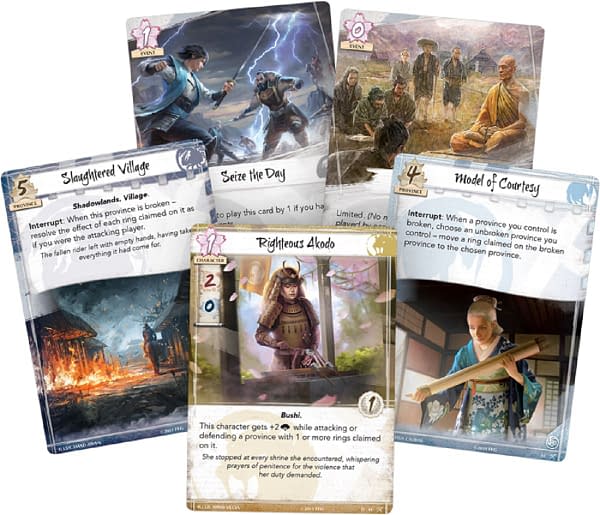 Fantasy Flight Games Previews Clan War Legend Of The Five Rings