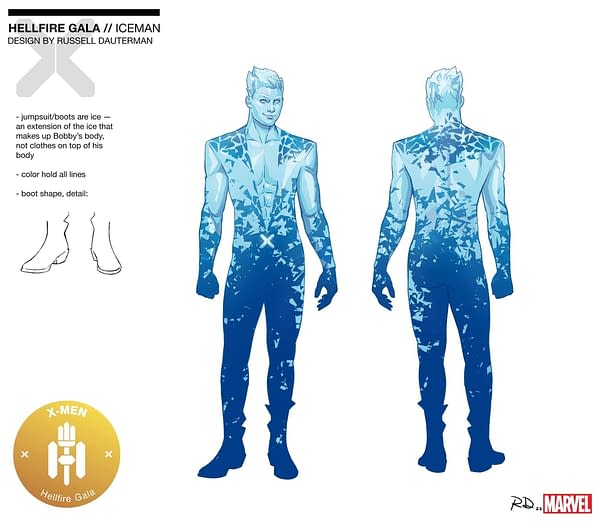 Marvel Unveils Russell Dauterman Designs for X-Men Hellfire Gala