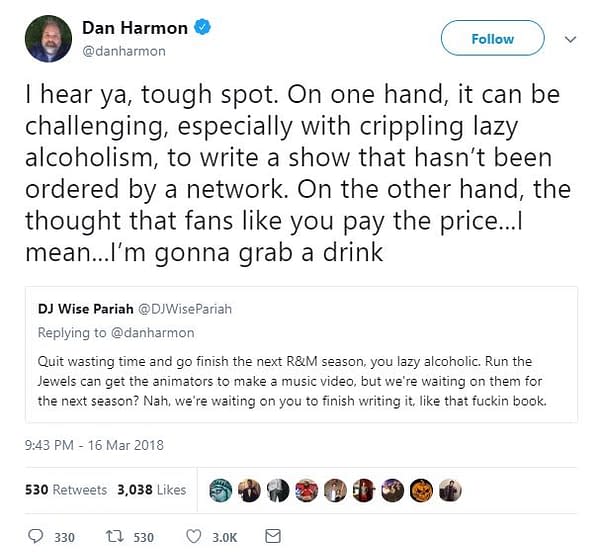 Rick and Morty Fans Might Be Reading Too Much into Dan Harmon's Season 4 Tweet