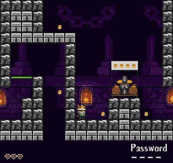 A screenshot from the classic KING MAN game, included in the trilogy's bundle, which is on Steam now!