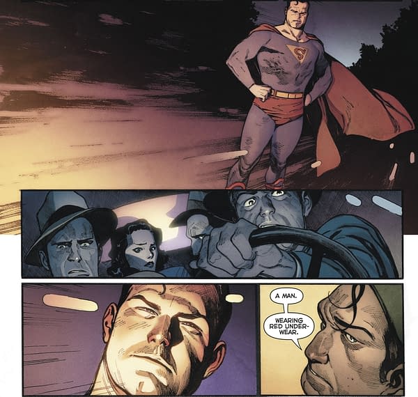 A Look Inside Superman Red Trunks in Today's Action Comics 1000 (Semi