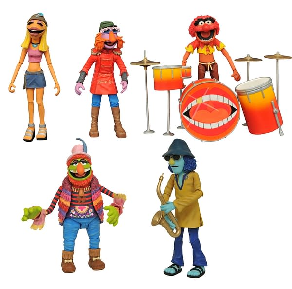 SDCC 2020 MUPPETS DELUXE BAND MEMBERS ACTION FIGURE BOX SET