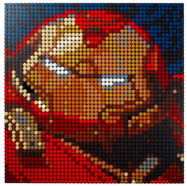 iron man lego art set