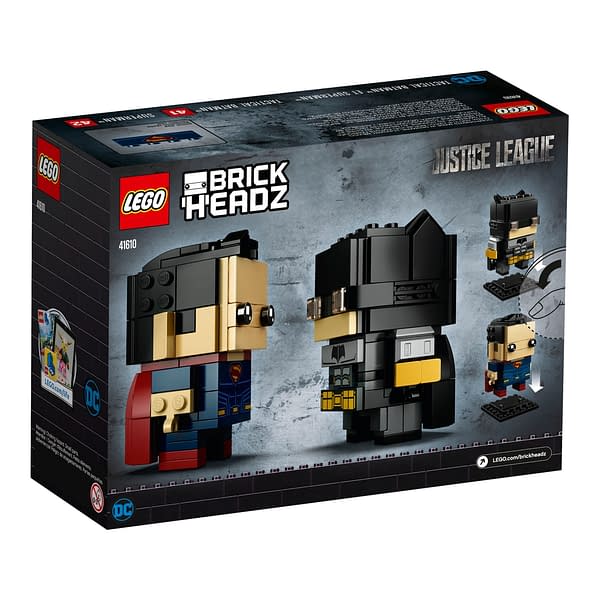 Batman and Superman Get Justice League LEGO Brickheadz