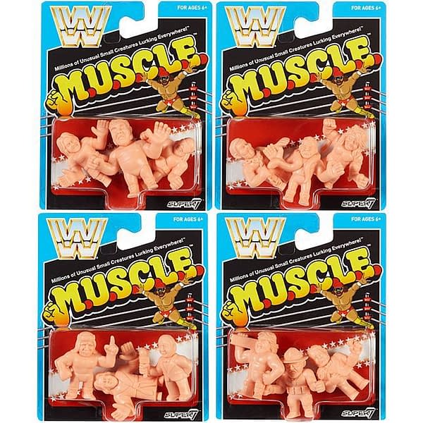 Mattel SDCC Exclusive WWE MUSCLE Figure Packs