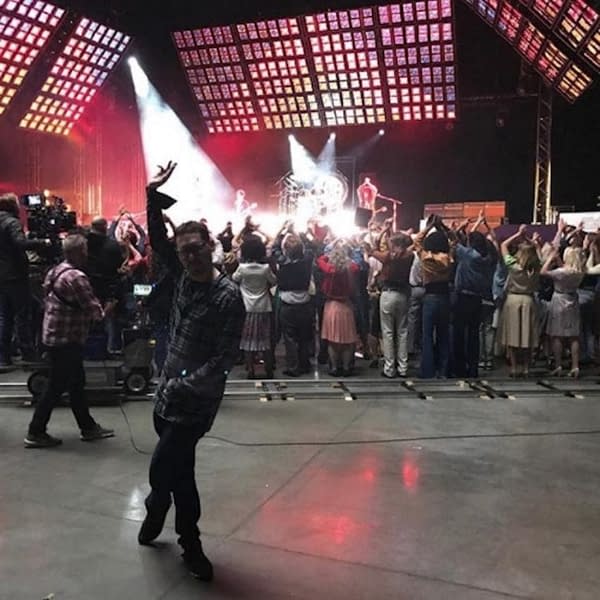 Bryan Singer Shares BTS of 'Bohemian Rhapsody' Live Aid Rehearsal