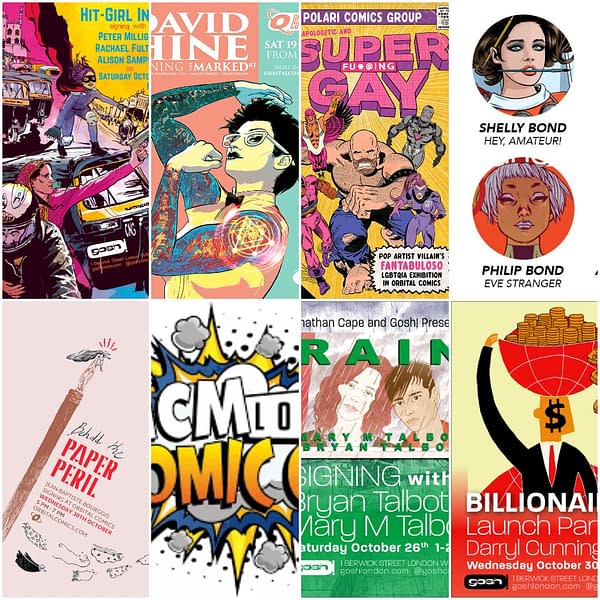 Things to Do in London If You Like Comics, October 2019