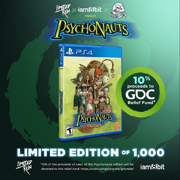 "Psychonauts" Limited Physical Edition Released To Help GDC Relief Fund