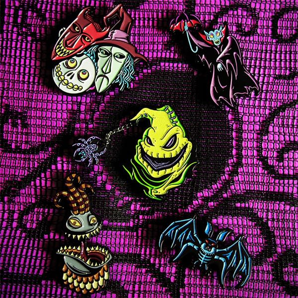 Nightmare Before Christmas Enamel Pins On Sale From Mondo