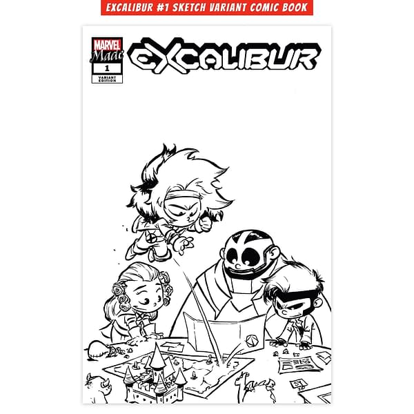 The Excalibur variant cover.