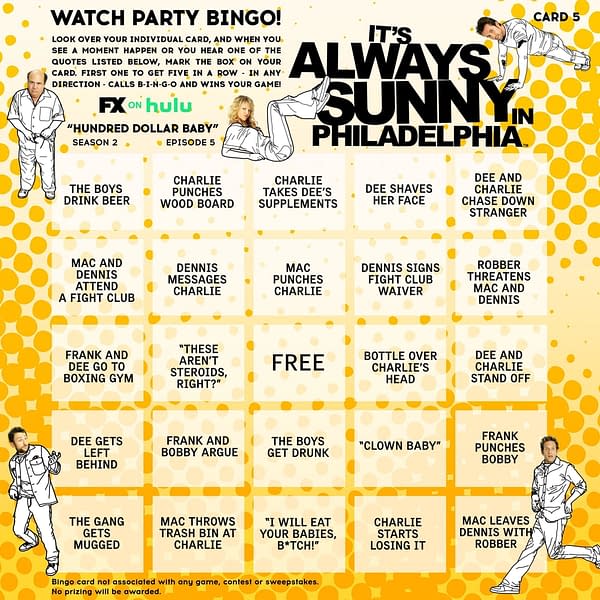 Always Sunny in Philadelphia is hosting a watch party (Images: FX on Hulu)