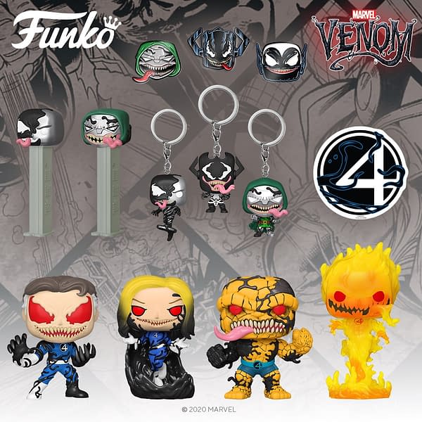 Venomized Fantastic Four Rise on Black Friday from Funko