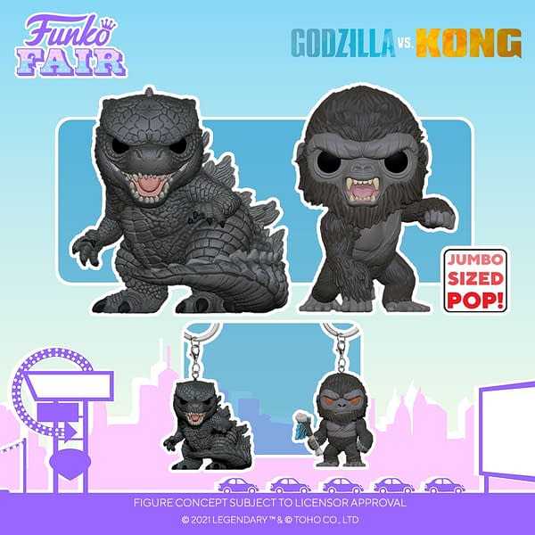 Funko Announces Full Wave of Godzilla Vs Kong Pops