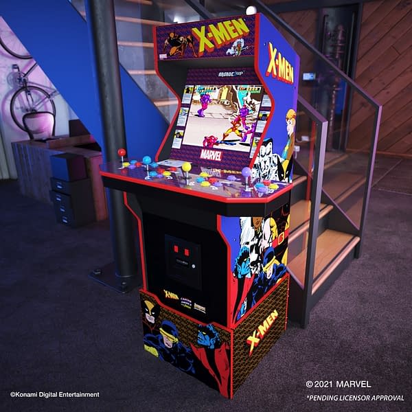 A look at the 4-Player version of X-Men on the way, courtesy of Arcade1Up.