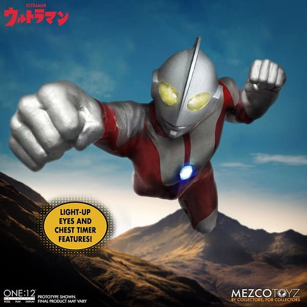 Ultraman Lands on Earth With New One:12 Figure From Mezco Toyz