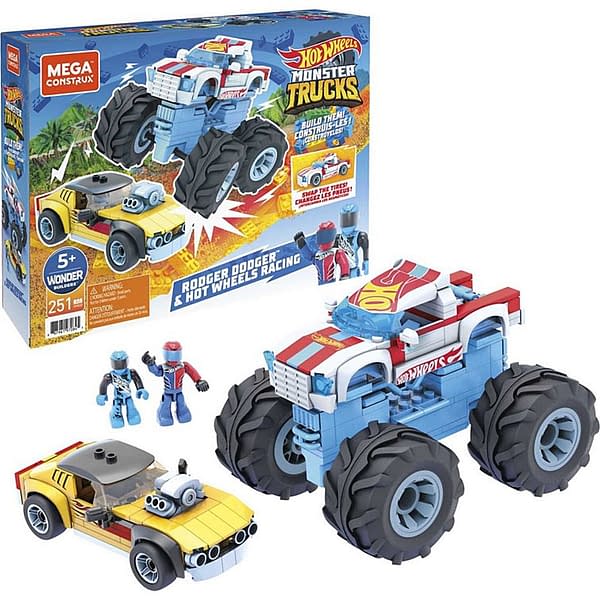 Mattel Reveals Mega Construx X Hot Wheels Monster Truck Sets