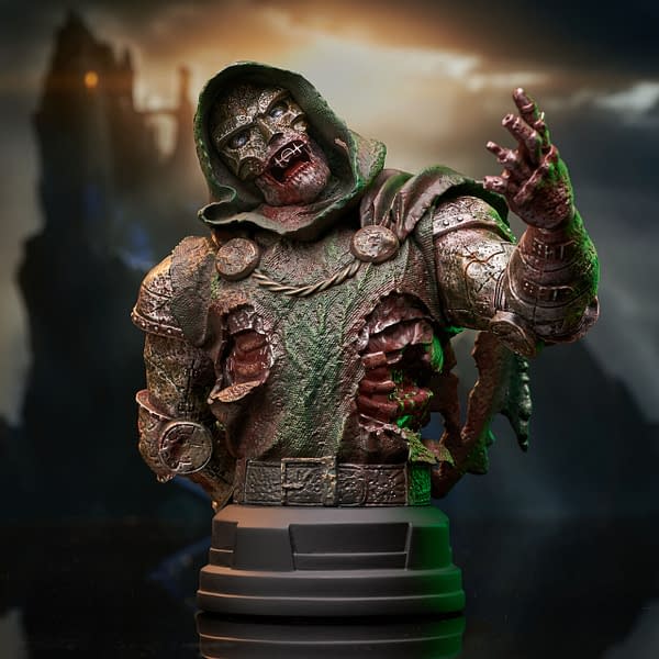 Doctor Doom Hungers Brains Not Power With New Gentle Giant Statue